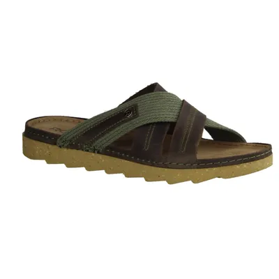 Immagine prodotto di Rohde Pantofola da uomo in pelle con cinturini incrociati Foggia-H 5971, taglia: 41 EU, colore: marrone