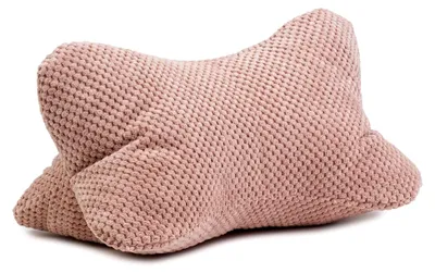 Produktbild von Lesekissen Sven, Nackenkissen in genoppter Optik, Lese- und Relaxkissen für Nacken und Rücken, 40 x 25 cm - Altrosa