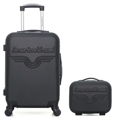 Produktbild von AMERICAN TRAVEL – 2er-Set – Handgepäckkoffer und Kosmetikkoffer CHELSEA