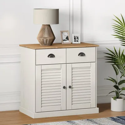 Produktbild von vidaXL Sideboard mit Schubladen VIGO 78x40x75 cm Massivholz Kiefer