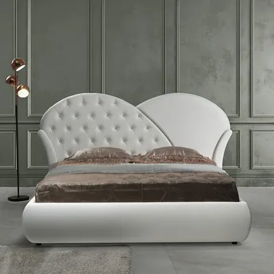 Immagine prodotto di Letto con contenitore Marubi colore bianco