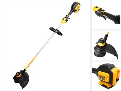 Zdjęcie produktu dla DeWALT DCM561PB, Trymer do strun, Uchwyt w kształcie pętli D, 2 mm, 7,5 m, 6000 RPM, Czarny, Metaliczny, Żółty