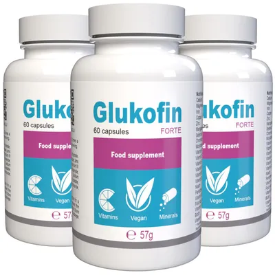 Obrázek produktu pro Glukofin - 180 Kapseln (3 x 60 Kapseln) - 3er Pack