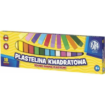 Produktbild von Astra Kreativ-Knetmasse Set - 18 Farben, Ideal für Kunst & Bastelprojekte