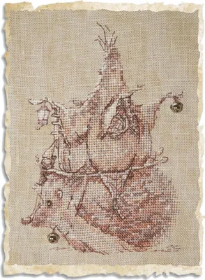 Produktbild von Nimue Kreuzstich Papier-Zählvorlage "Der Igel", 75G