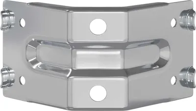 Immagine prodotto di vidaXL Staffa 2 pezzi acciaio zincato 106 x 55 x 1,5 mm