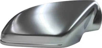 Produktbild von 1x RECHTS Gehäuse ALU Look Spiegel Kappen Außenspiegel für Audi A6 S6 RS6 4G C7