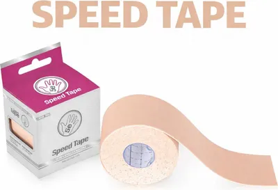 Obrázok produktu pre Béžová bavlnená kineziologická páska 160 g/m² SPEED Tape 5 cm x 5 m