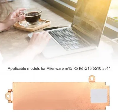 Produktbild von Aluminium-Heatschutzabdeckung für Dell-Gaming-Laptops M.2 2280 SSD