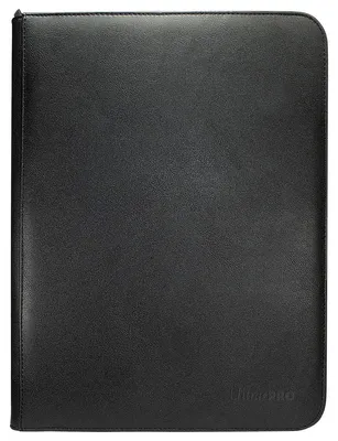 Immagine prodotto di Raccoglitore Ultra Pro - Vivid 9 tasche con cerniera PRO: nero