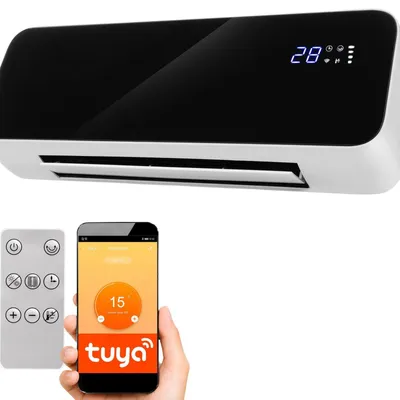 Imagen del producto de Calefactor de pared - 1000/2000 W - Wifi - Blanco