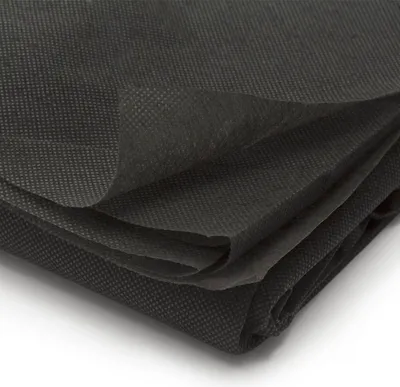 Produktbild von Unkrautvlies – Wurzelvlies – Schwarz – 1,37 × 1,37 m – Wasser- und luftdurchlässig – 50 g/m² – Für Garten, Beete und Pflanzungen [11487D]