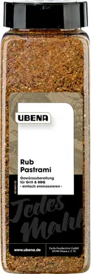 Zdjęcie produktu dla Ubena Pastrami Rub preparat przyprawowy aromatyczny i pikantny 580g