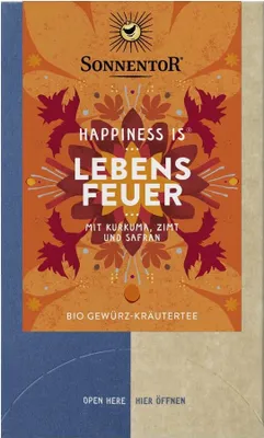 Produktbild von Sonnentor - Lebensfeuer Tee - 30,6g