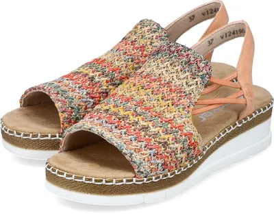 Produktbild von Rieker - Sandale multi color, Größe:39, Farbe:multi/aprikot 90