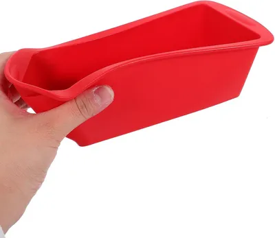 Obrázek produktu pro Opakovaně použitelná silikonová forma obdélníkového tvaru pro toastový, francouzský a celozrnný chléb, s nepřilnavým povrchem, rozměry 19,5 x 9,5 x 5,5 cm