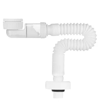 Produktbild von Geruchsversiegelter Ablaufgarnitur, Siphon Waschbecken  Selbstschließend und Anti Geruchs Design für Waschbecken