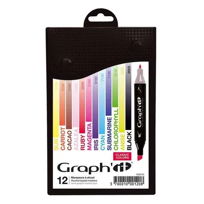 Produktbild von 12 Marker - Graph'It - Klassische Farben