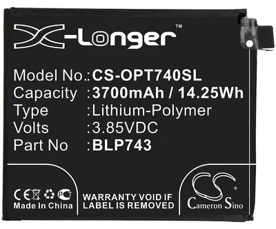 Produktbild von X-Longer Ersatzakku Akku Batterie für OnePlus 7T ersetzt BLP743 Battery Accu