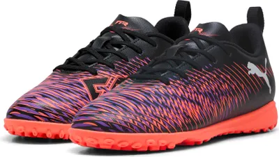 Produktbild von Puma Future 8 Play TT Jr Fußballschuhe Kinder schwarz weiß glowing rot Gr 37,5