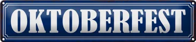 Produktbild von Blechschild   Bier, 46 x 10 cm, Blechschilder Spruch Getränk Alkohol, Bier Bayern