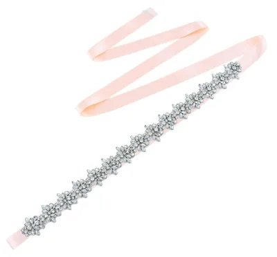 Produktbild von ULAPAN Strass Braut Schärpe Rhinestones Hochzeit Schärpe,Strass Hochzeit Gürtel,