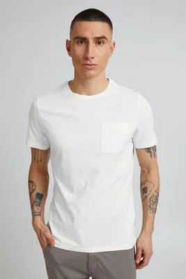 Produktbild von CASUAL FRIDAY CFThor Herren T-Shirt Kurzarm Shirt Basic T-Shirt mit Brusttasche Rundhals-Ausschnitt hochwertige Baumwoll-Qualität