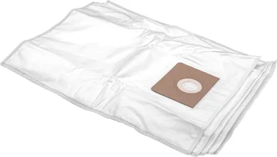 Produktbild von vhbw 5x Staubbeutel kompatibel mit Milwaukee AS500ELCP Staubsauger - 35l Füllvolumen 43cm x 25cm Weiß