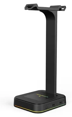 Produktbild von Gaming Headset Ständer, NOVA GAMING Hydra, Universell, RGB LED, Schwarz