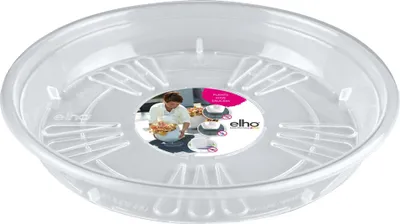 Zdjęcie produktu dla elho 8711904228781, Spodek, Plastik, Przezroczysty, Okrągły, Wewnątrz/Na wolnym powietrzu, 100%