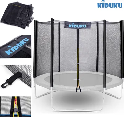 Produktbild von KIDUKU náhradní síť na trampolínu Bezpečnostní síť Náhradní síť na trampolínu Ø 244 305 366 427 cm (366 cm - 8 tyčí)