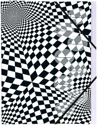 Produktbild von Exacompta Ordnungsmappe Polypropylen 8-teilig Holographyk DIN A4