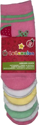 Produktbild von CoComelon Kinder Mädchen Socken 7 Paar Strümpfe Paket Set, Größe:27-30