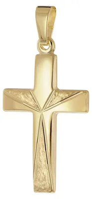 Produktbild von trendor Kreuz-Anhänger Gold 333 (8 Karat) 21 mm 21157