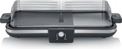 Produktbild von Severin PG 8564, Schwarz, Edelstahl, Aluminium, Kunststoff, Edelstahl, Rechteckig, Drehregler, 1500 cm², 500 x 300 mm