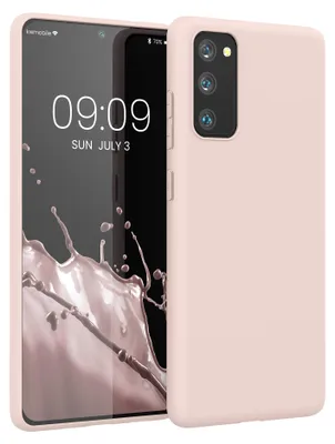 Produktbild von kwmobile Handyhülle für Samsung Galaxy S20 FE Hülle - TPU Case - Kabelloses Laden - Schutzhülle Cover in Coconut Swirl
