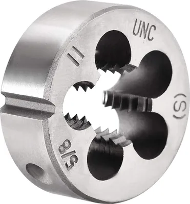 Produktbild von 5/8"-11 UNC Rundmatrize für Maschinen-Schraubengewinde, rechtsgängiges Gewinde, legierter Werkzeugstahl