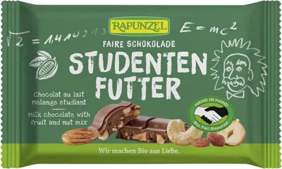 Produktbild von Rapunzel Studentenfutter Schokolade 12x100 g