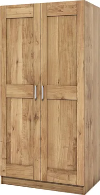 Produktbild von home24 Drehtürenschrank - Braun / Wildeiche - 102 x 205 x 60 cm