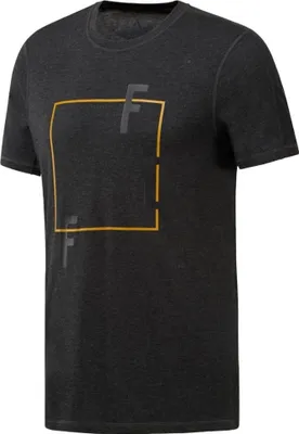 Produktbild von Reebok D94867 S, T-Shirt, Erwachsener, Männlich, Schwarz, Abbildung, S