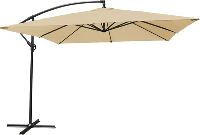 Image de Parasol déporté MOLOKAI carré 2,7x2,7m beige