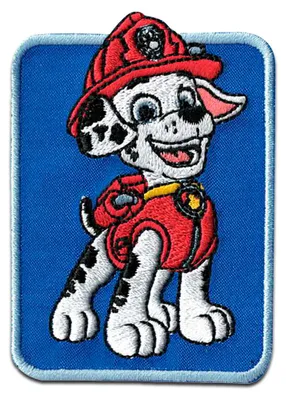 Obrázek produktu pro Comercial Mercera Paw Patrol Marshall Kinder - nášivka, nažehlovací, nažehlovací, nášivka, nášivka, k nažehlení, velikost: 6,6 x 4,7 cm