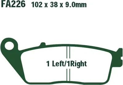 Immagine prodotto di Pastiglie freno EBC Standard FA226