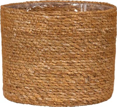 Produktbild von Scheurich Seagrass 22, Korbgefäß/Korb-Pflanzgefäß/Korbtopf aus Seagrass Farbe: Nut, 22 cm Durchmesser, 19,5 cm hoch, 7,5 l Vol.