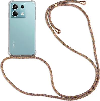 Produktbild von Handykett für Xiaomi Redmi Note 13 Serie Hülle mit Kordel Handyhülle mit Band  Redmi Note 13 5G in Rainbow