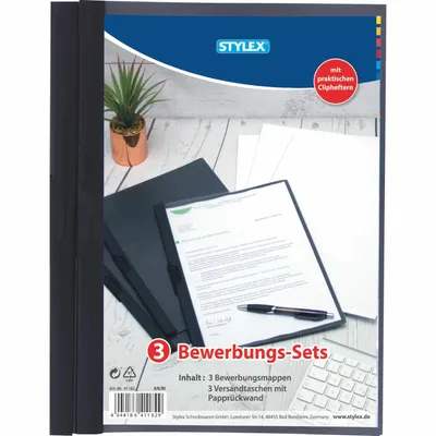 Produktbild von Stylex Bewerbungs-Set 3er 41182