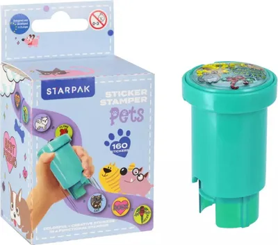 Zdjęcie produktu dla Pieczątka z naklejką dla zwierząt Starpak