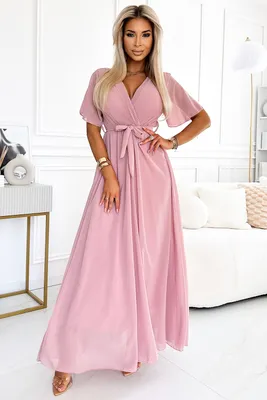 Imagen del producto de Vestido NUMOCO 545-1, color rosa. Talla: Talla única