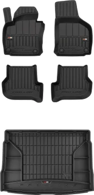 Produktbild von FROGUM 3D Gummimatten und Kofferraummatte für VW Golf VI 2008-2016