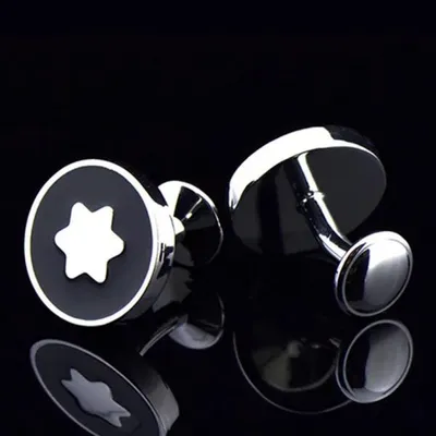 Image de Boutons de manchette homme Montblanc rond